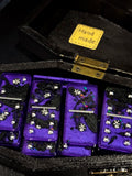 Spooky Skeletons Dominoes Set in Coffin Storage Box