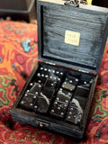 Midnight Onyx Dominoes Set
