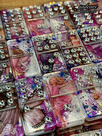 Whimsical Fairy Dominoes Set