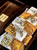 Golden Honey Bees Dominoes Set