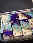 Aquarius Moon Dominoes Set