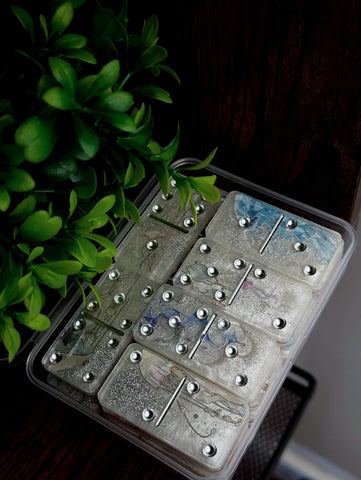 Jellyfish Shimmer Dominoes Set
