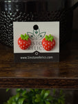 Summer Strawberry Stud Earrings