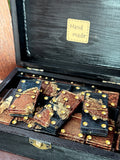 Bronze Onyx Dominoes Set