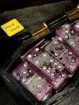 Hocus Pocus Dominoes Set in Coffin Storage Box