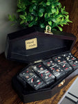 Serial Killer Horror Dominoes Set in Coffin Storage Box