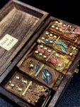 Vintage Apothecary Dominoes Set