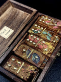 Vintage Apothecary Dominoes Set