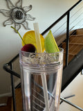 Summer Fruit Clear Tumbler