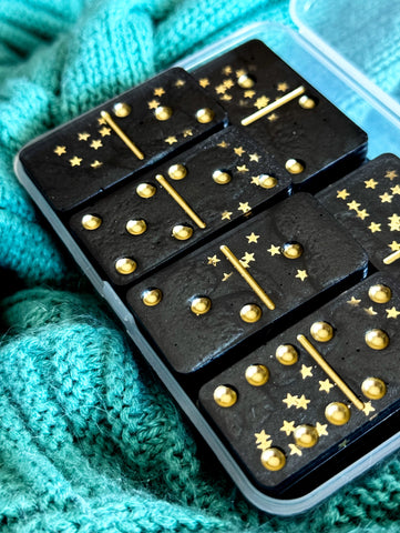 Midnight Stars Dominoes Set