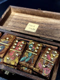 Vintage Apothecary Dominoes Set