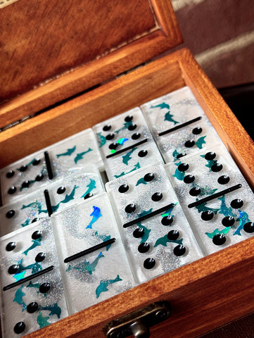 Dolphins Dominoes Set