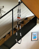 Rainbow Beaded Phone Strap Wristlet