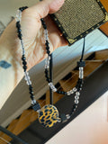 Leopard Beaded Phone Strap Wristlet