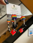 Rainbow Love Hoops