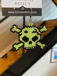 Beaded Skull N Crossbones