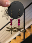 Dragonfly Dangles in Magenta