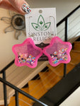 Rainbow Brite Star Quicksand Earrings