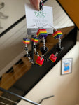 Rainbow Love Hoops