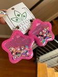Rainbow Brite Star Quicksand Earrings